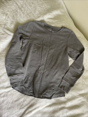 Warm Essentials Women's Long Sleeve Crewneck Tee - Gray